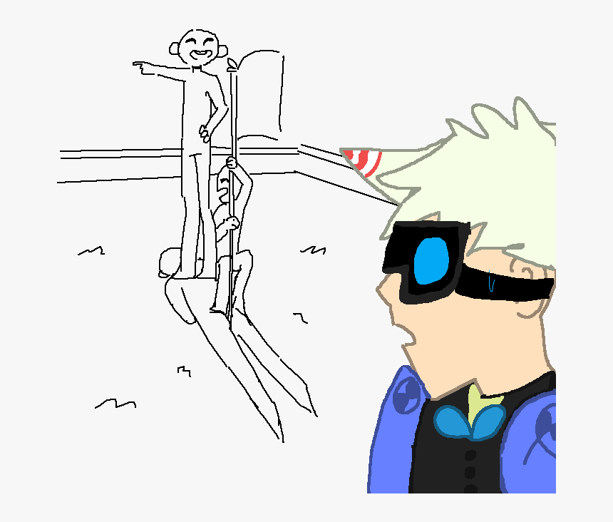 Vision Drawing Character - Cartoon, HD Png Download