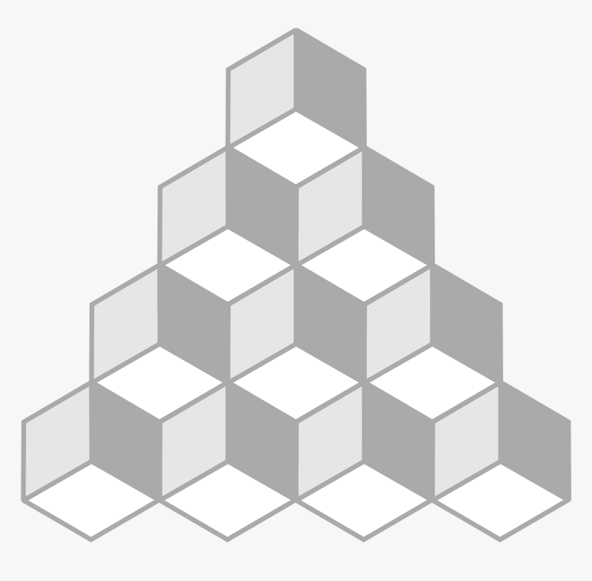Necker Cube Illusion Clip Arts - Necker Cube Illusion, HD Png Download