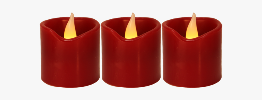 Led Candles 3 Pack Flame - Advent Candle, HD Png Download