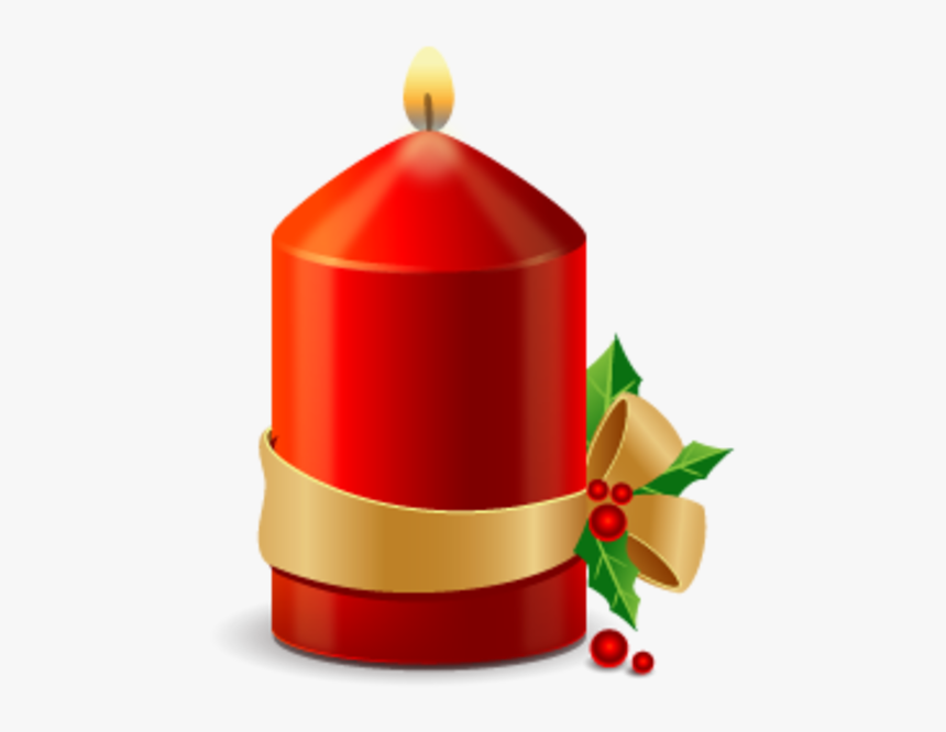 Candle Vector Christmas Png, Transparent Png