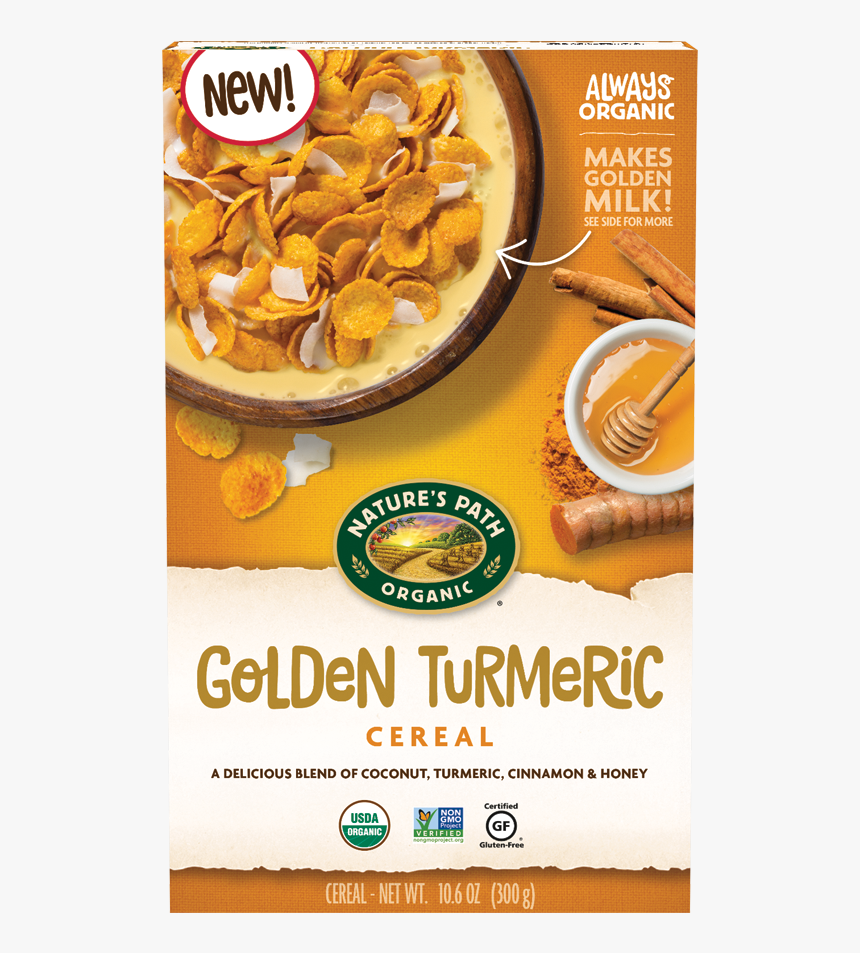 Nature's Path Golden Turmeric Cereal, HD Png Download
