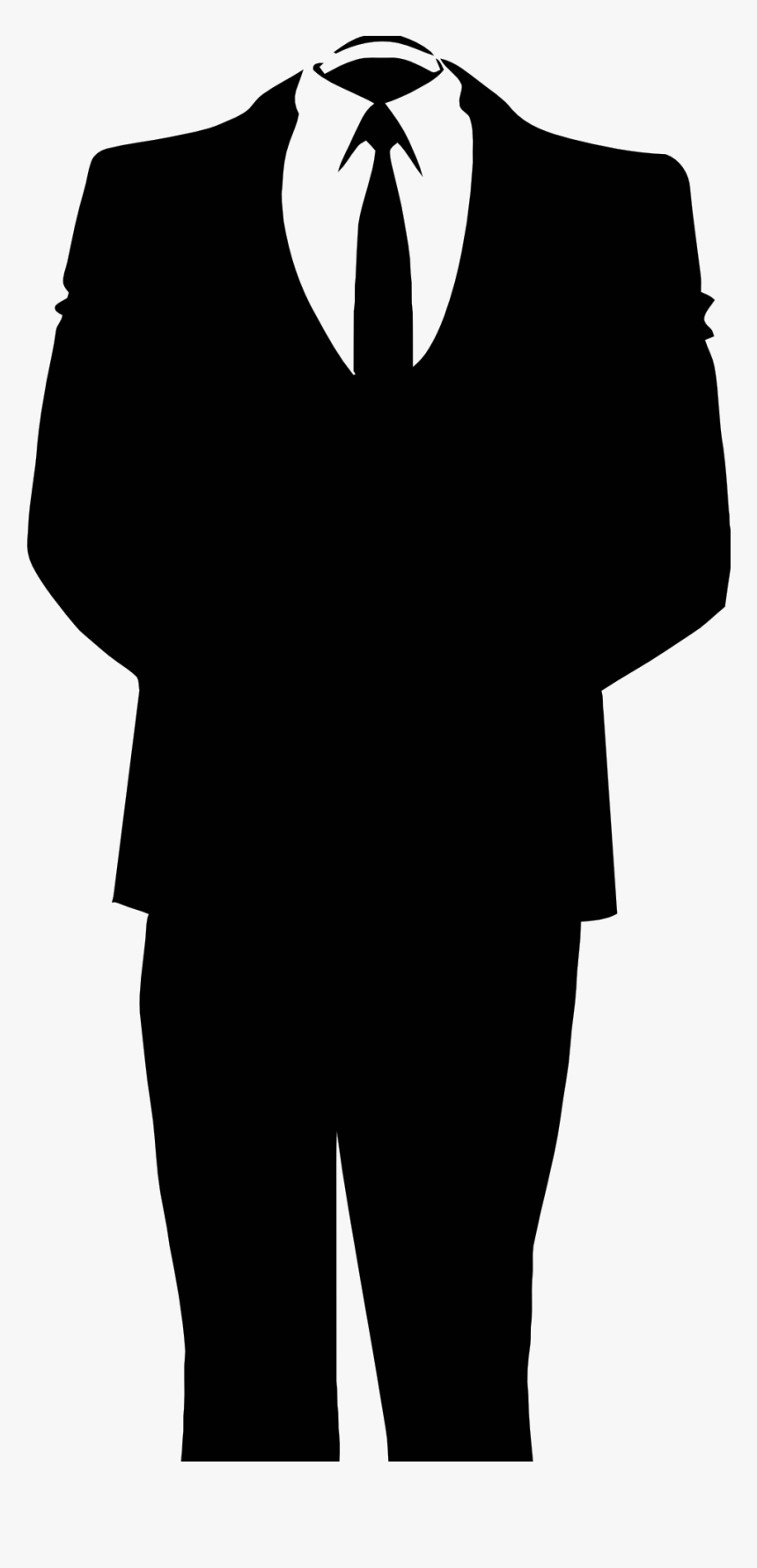 Suit Clipart Black And White, HD Png Download