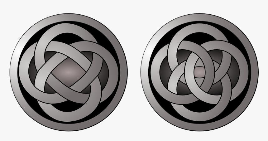 Celtic Circles Celtic Design Buttons Free Photo - Circle, HD Png Download