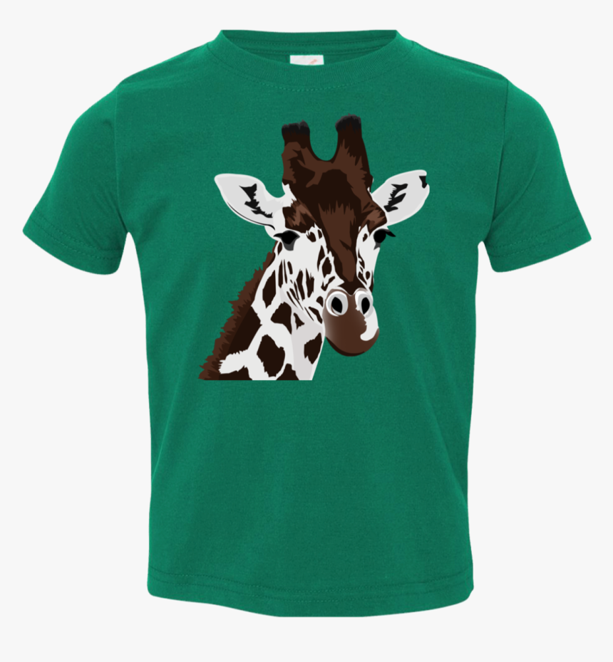 Giraffe Cartoon Printed Toddler Jersey T-shirt - Versace Mickey Mouse T Shirt, HD Png Download