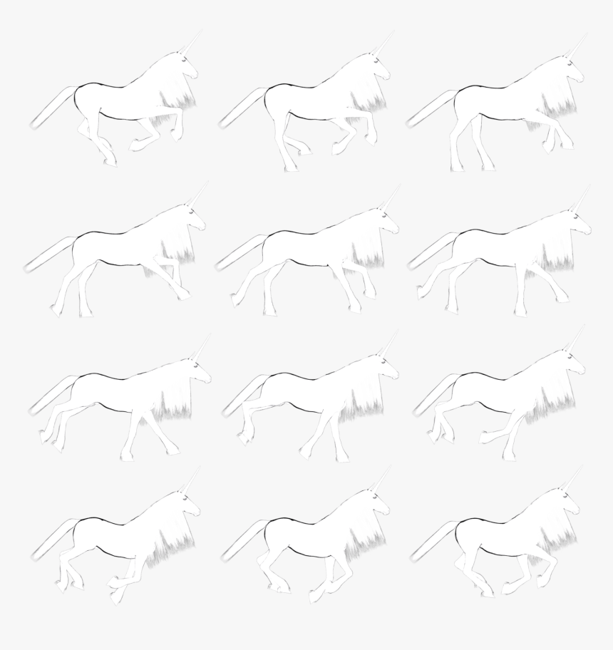You Can Download The Flying Unicorn Animation Here - Stallion, HD Png Download
