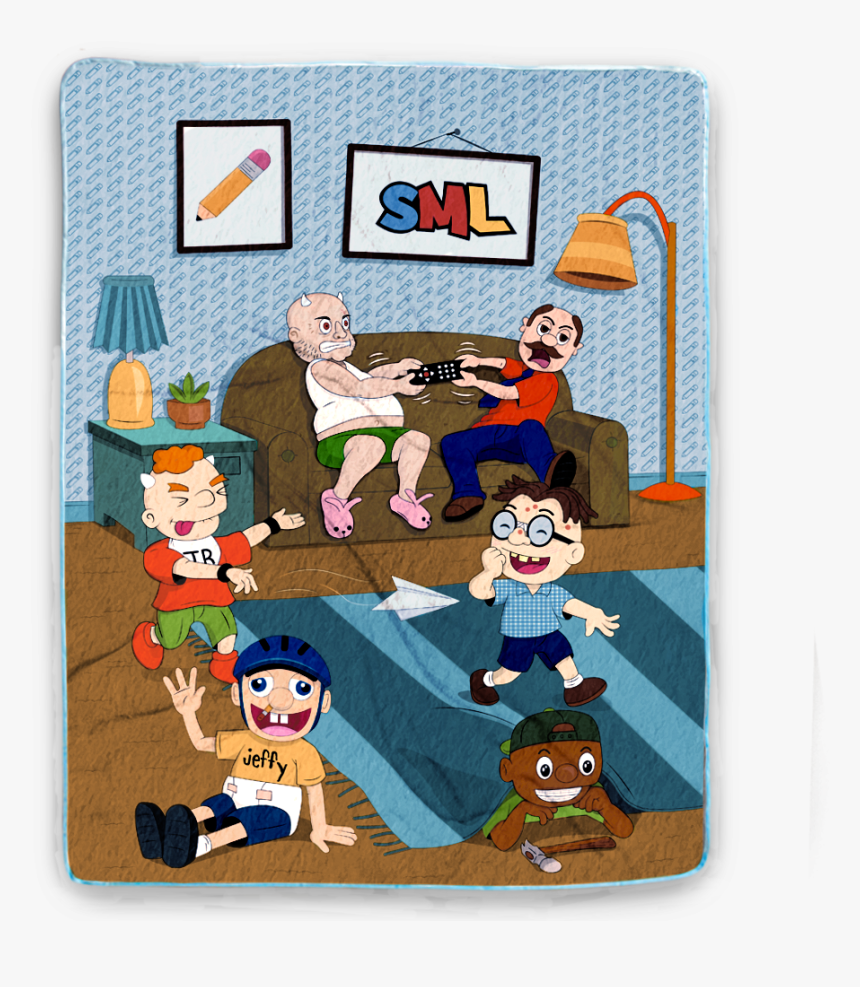 Jeffy & Friends Blanket - Cartoon, HD Png Download
