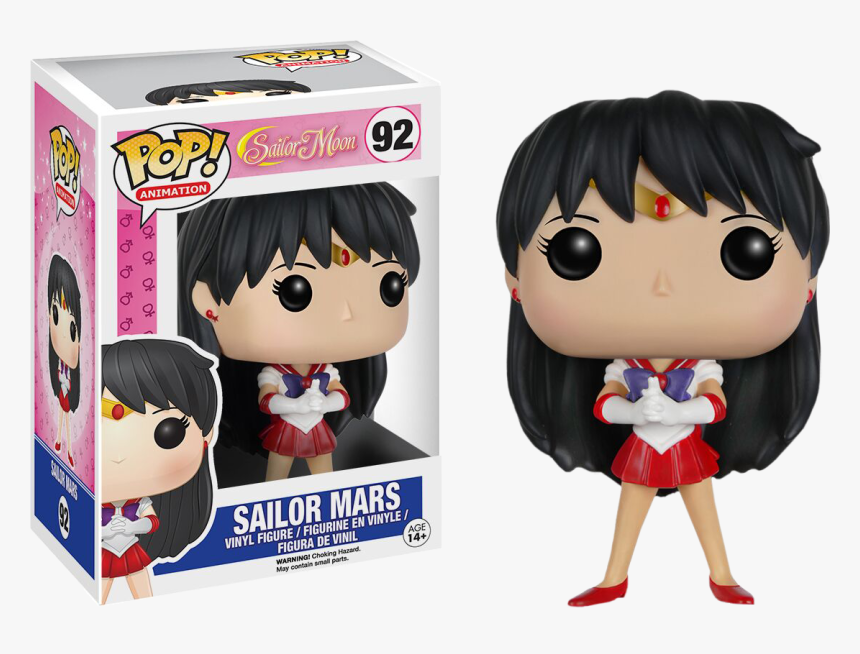 Sailor Mars Pop Vinyl Figure - Funko Pop Sailor Mars, HD Png Download