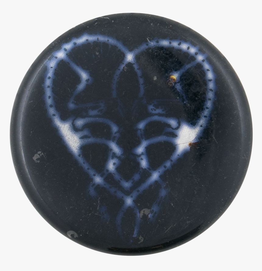 Glowing Heart Art Button Museum - Circle, HD Png Download