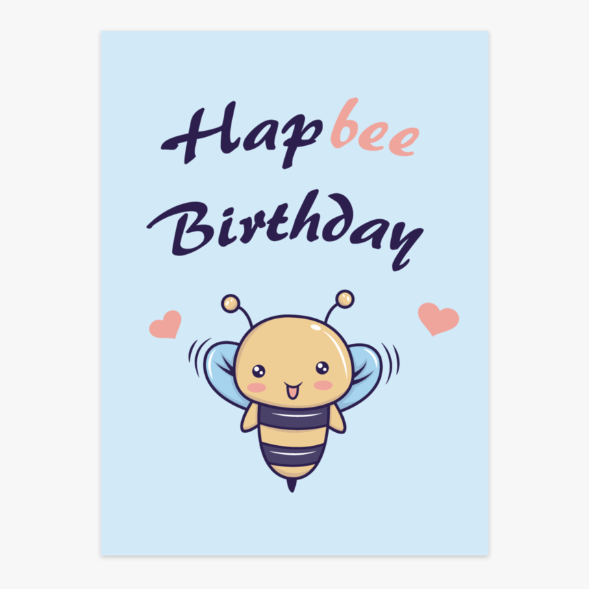 Hapbee Birthday Card, HD Png Download