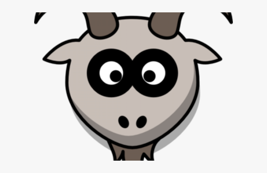 Goat Clipart Angora Goat - Goat Face Clip Art, HD Png Download