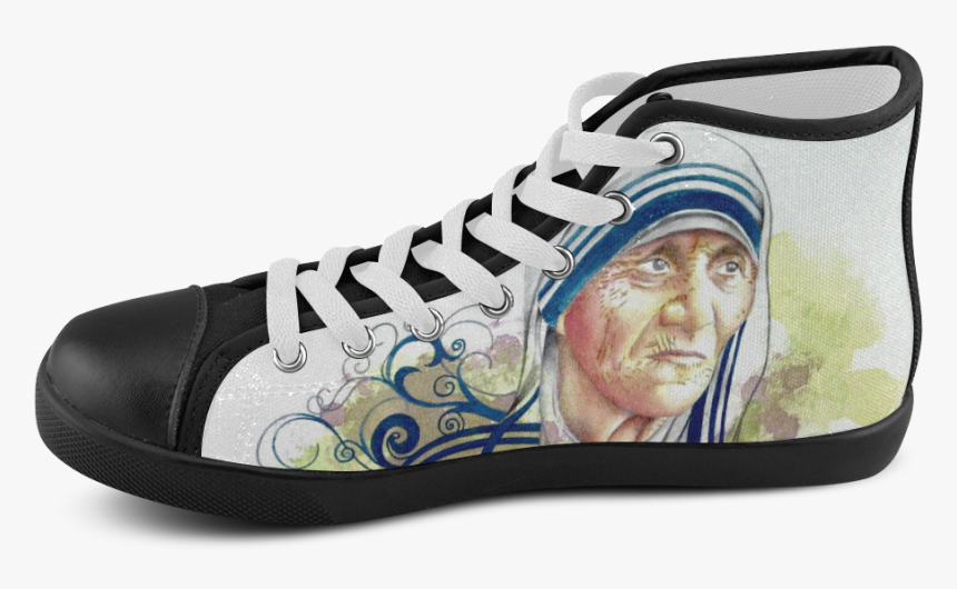 Mother Teresa Women S High Top Canvas Shoes, HD Png Download