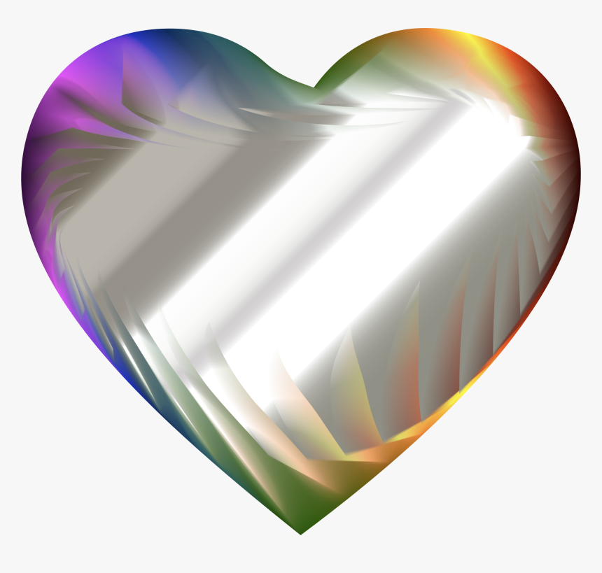 Colorful Refraction Heart 8 Clip Arts - Clip Art, HD Png Download