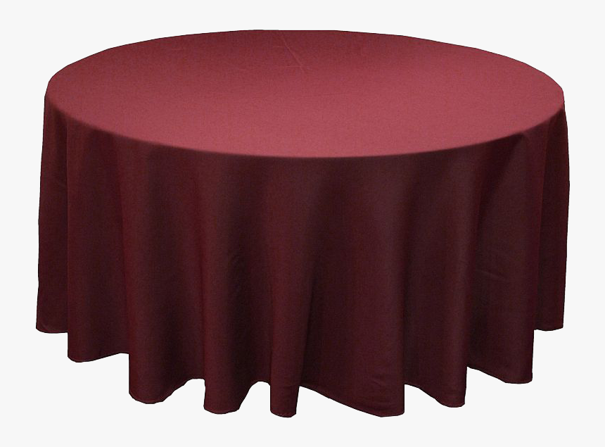 Table Cloth Png Image Background - Round Purple Table Cover, Transparent Png