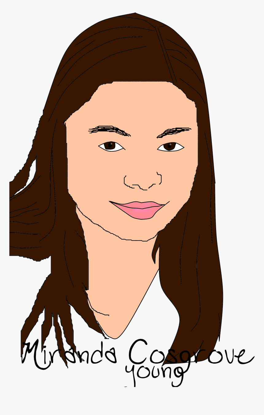 How To Draw Miranda Cosgrove - Girl, HD Png Download