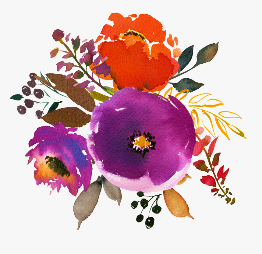 Hand Painted Cartoon Pansy Flower Png Transparent - Pansy Flower Vector Png, Png Download