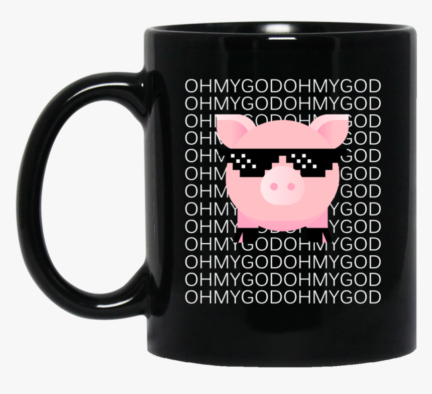 Shane Dawson Oh My God Pig Mugs Bm11oz 11 Oz, HD Png Download