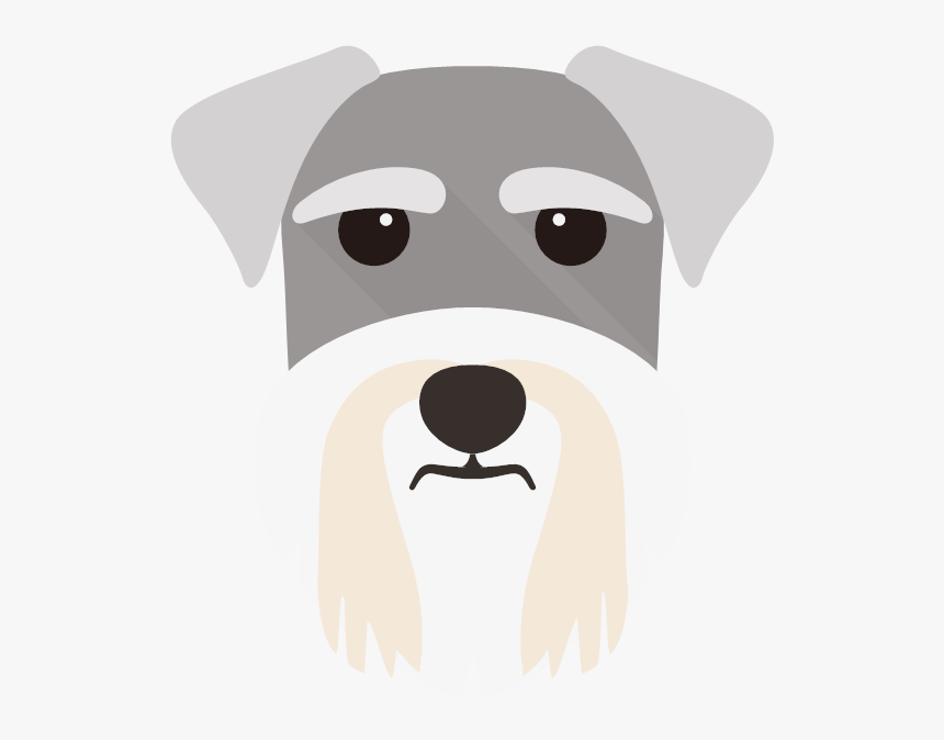 Transparent Schnauzer Png - Dog Miniature Schnauzer Icon, Png Download