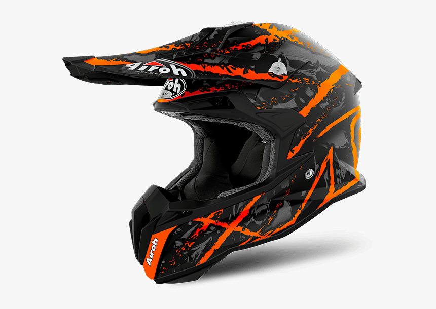 Airoh Terminator Open Vision Carnage Yellow Matt Helmet - Airoh Terminator Open Vision, HD Png Download