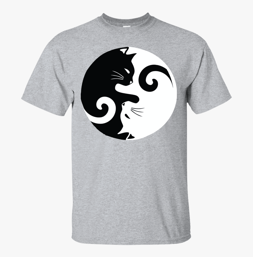 Yin Yang Cat T-shirt 
 Class - Basketball Coach T Shirt, HD Png Download