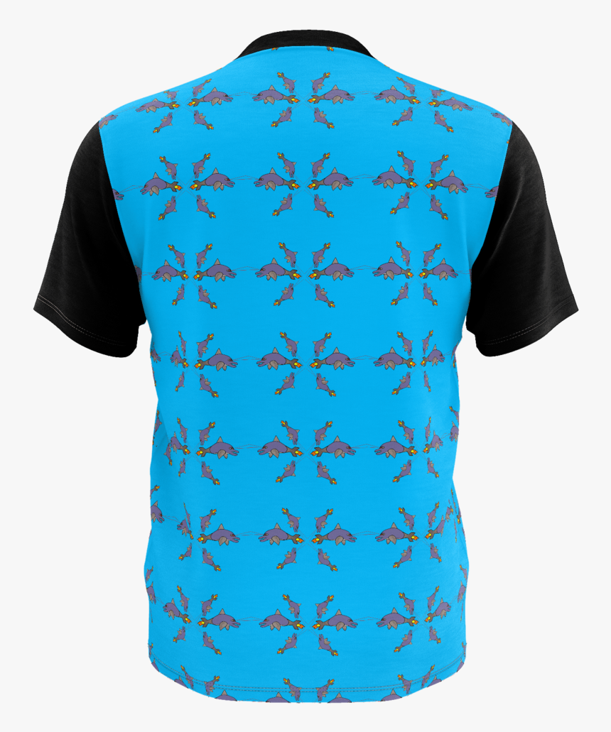 Dolphinator Syncronized Lazers T-shirt With Pocket - Active Shirt, HD Png Download