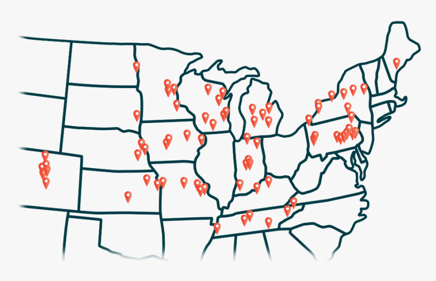Empty Map Missouri Compromise, HD Png Download