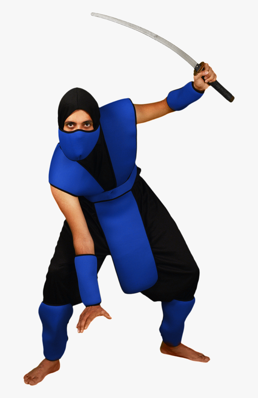 Blue Ninja Costume, HD Png Download