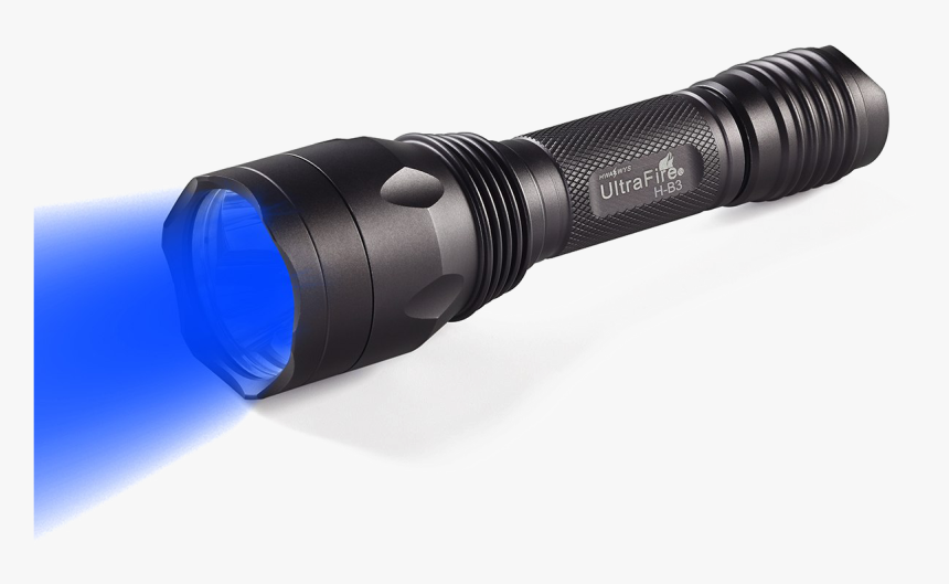 Flashlight Png Image Background - Blue Light Torch, Transparent Png