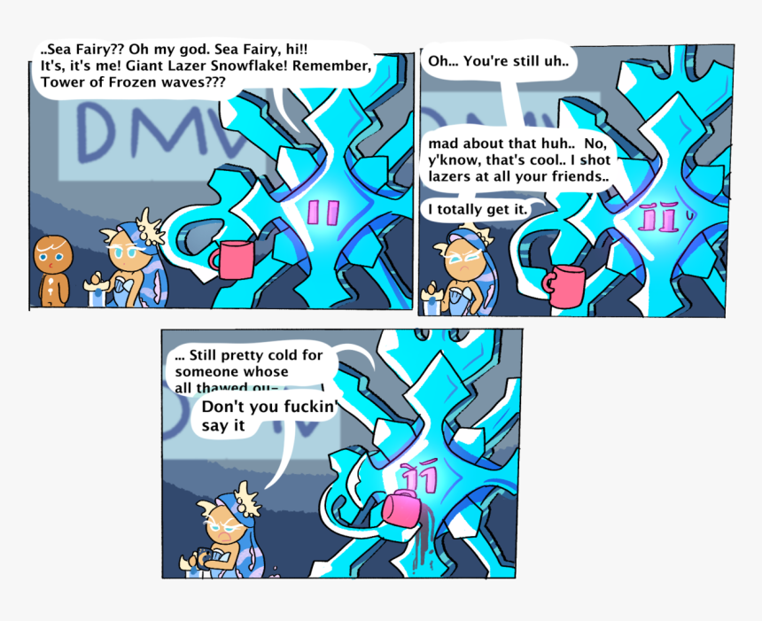 Unresolved Tension - Sea Fairy Cookie Frozen, HD Png Download