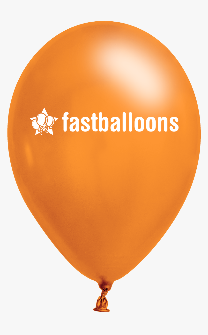 Bright Orange Balloons - Balloon, HD Png Download