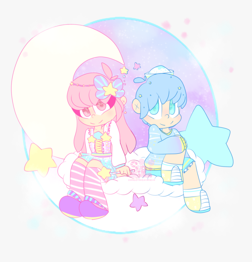 Transparent Little Twin Stars Png - Cartoon, Png Download