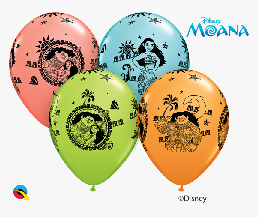 Globos De Moana, HD Png Download