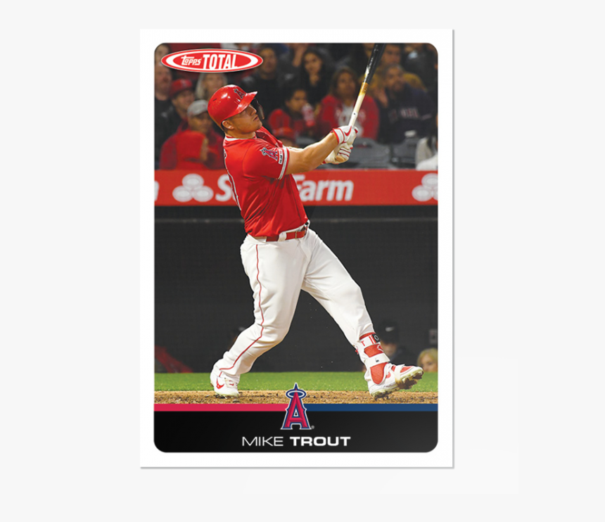 Transparent Mike Trout Png - Topps Total Baseball Cards 2019, Png Download