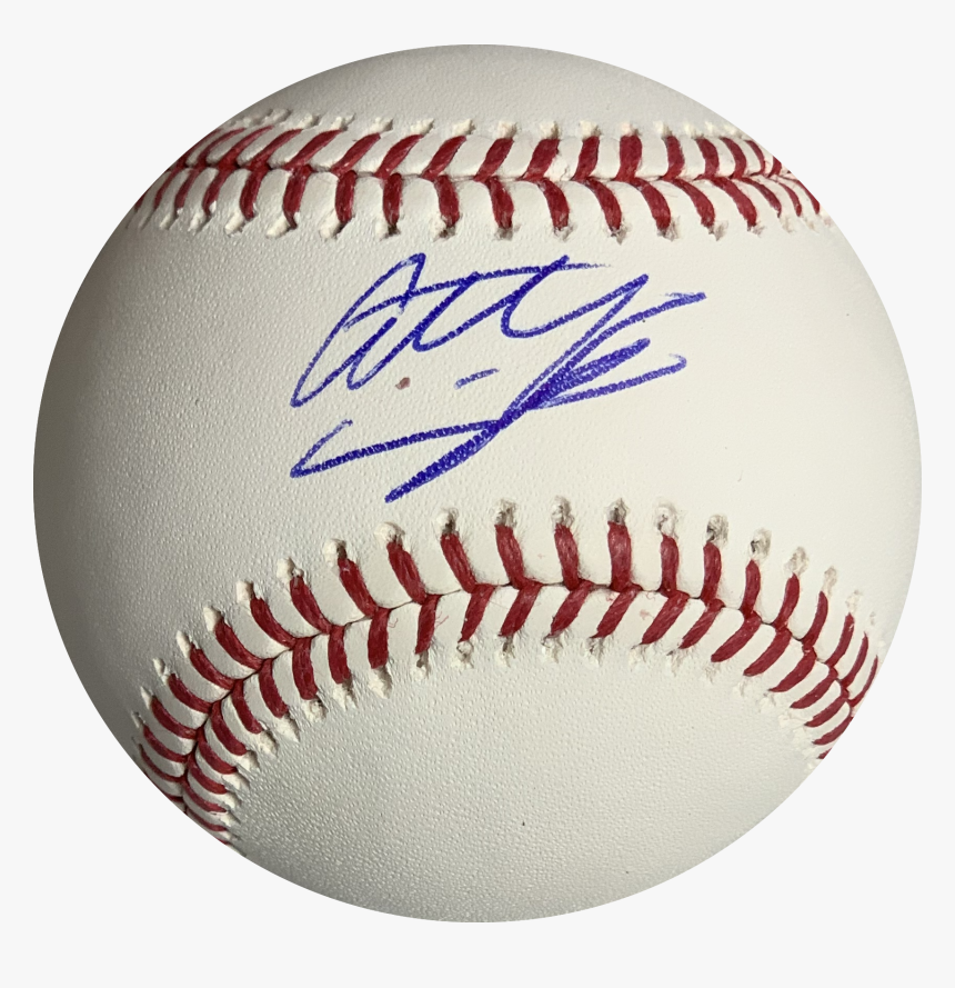 Mike Trout Autograph , Png Download - Didi Gregorius Signed Baseball, Transparent Png