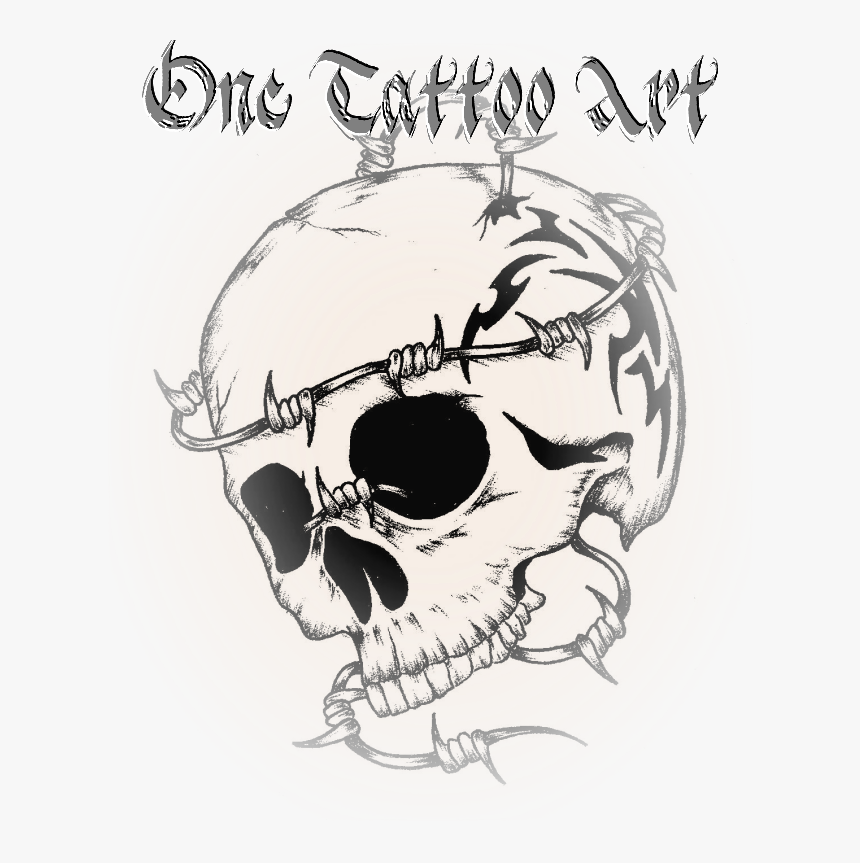 Tattoo Art Skull Artist Flash One Clipart - Skull, HD Png Download