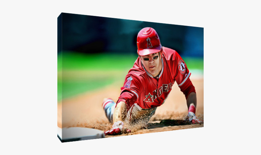 Mike Trout Painting, HD Png Download