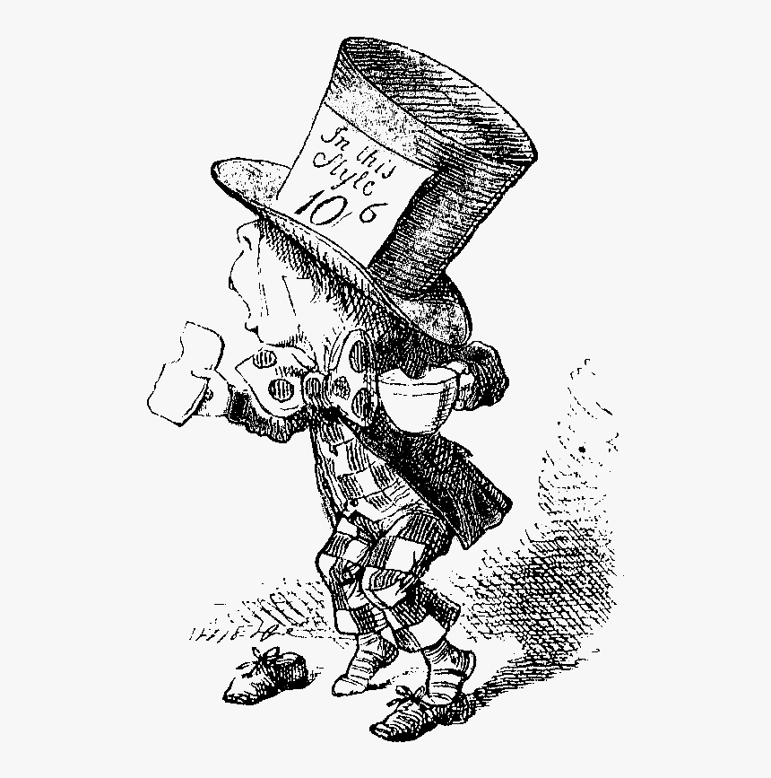 John Tenniel Mad Hatter, HD Png Download