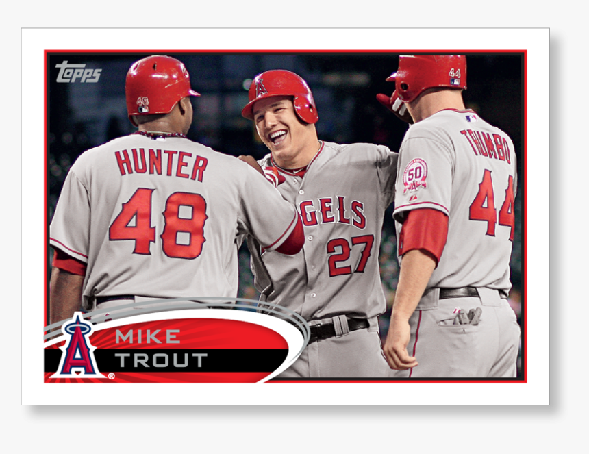 Mike Trout 2017 Topps Baseball Series 1 Rediscover - 2017 Topps Mike Trout, HD Png Download