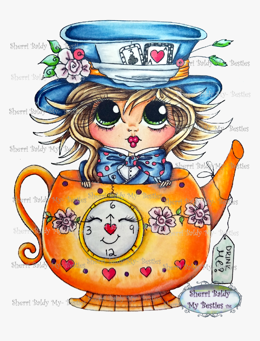 Alice In Wonderland Mad Hatter Png, Transparent Png