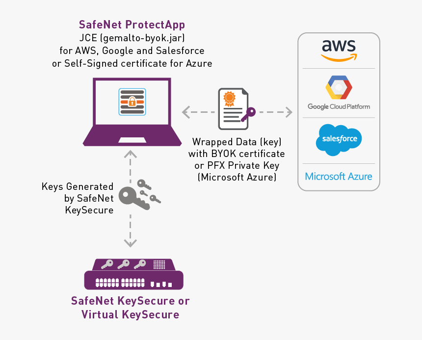 Keysecure Protectapp Byok - Gemalto Kms, HD Png Download