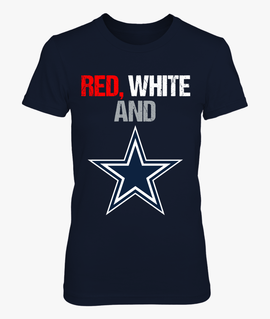Dallas Cowboys Red White And Blue Star Front Picture - Active Shirt, HD Png Download