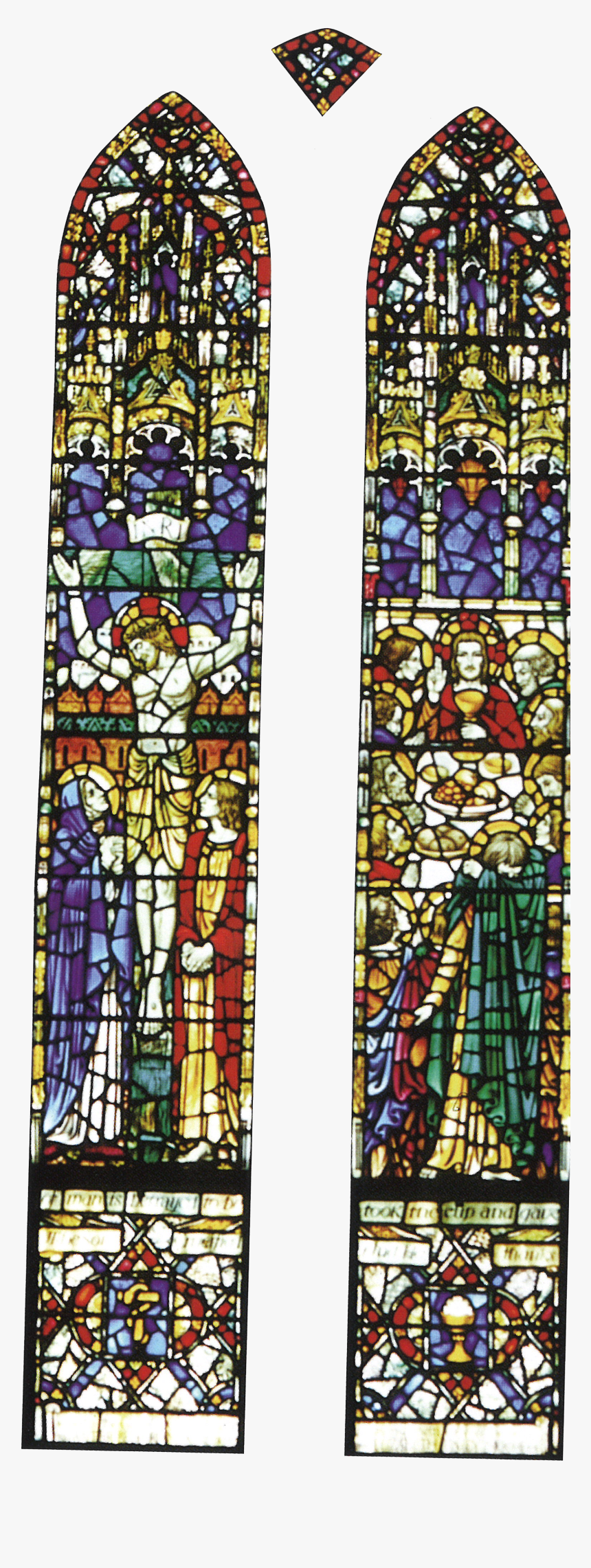 Transparent Jesus Beard Png - Stained Glass, Png Download