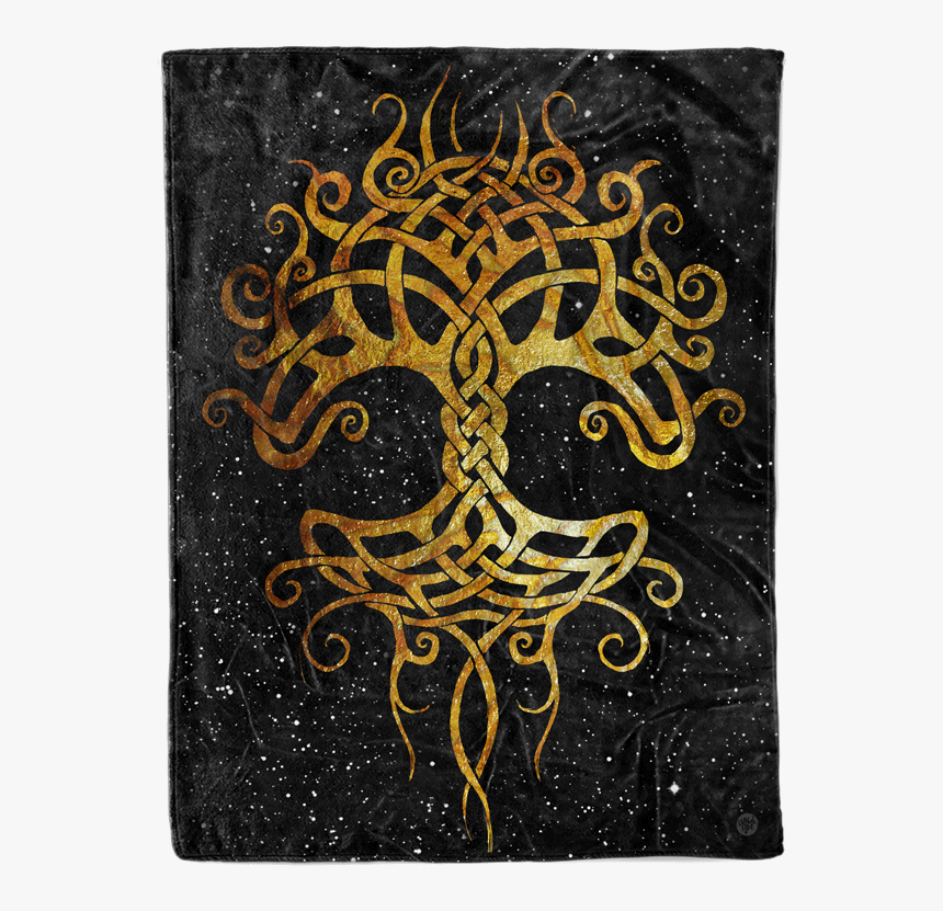 Blanket Adult / Premium Sherpa Yggdrasil Blanket Yggdrasil - Motif, HD Png Download