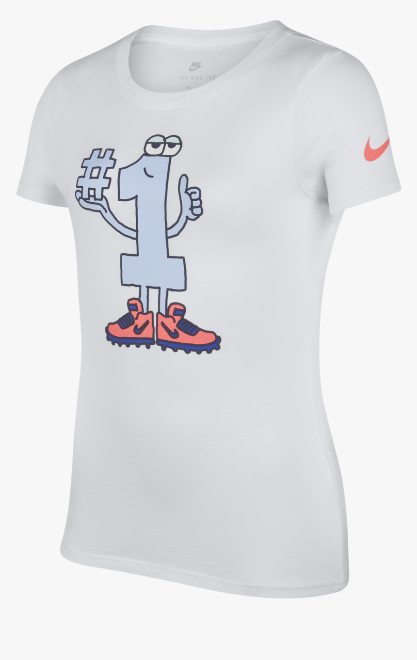Nike Number One T-shirt Short Sleeve - Active Shirt, HD Png Download