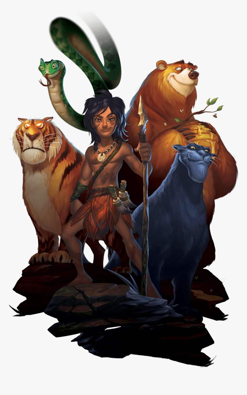Yggdrasil No Deposit Bonus At Stakers Jungle Books - Jungle Books Slot, HD Png Download