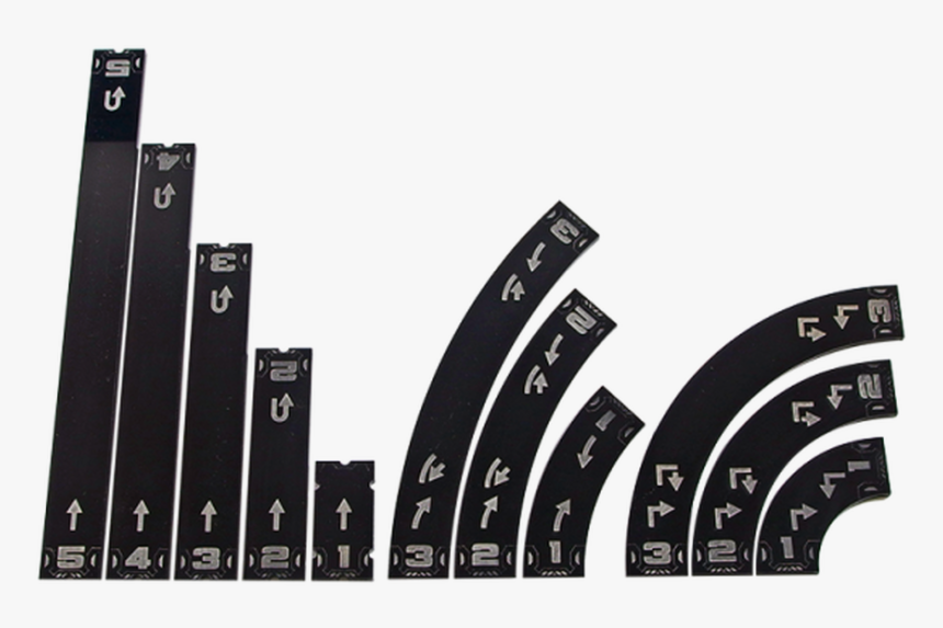 Space Fighter Move Templates - Reglettes Jeu X Wings, HD Png Download