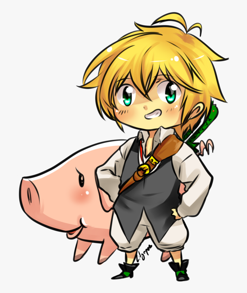 Meliodas Y Hawk, HD Png Download