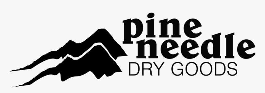 Pine Neede Dry Goods Logo Black, HD Png Download
