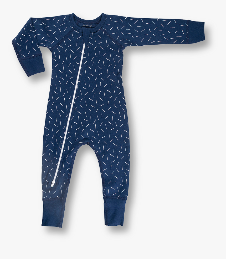 Pine Needle Zip Romper - Pajamas, HD Png Download