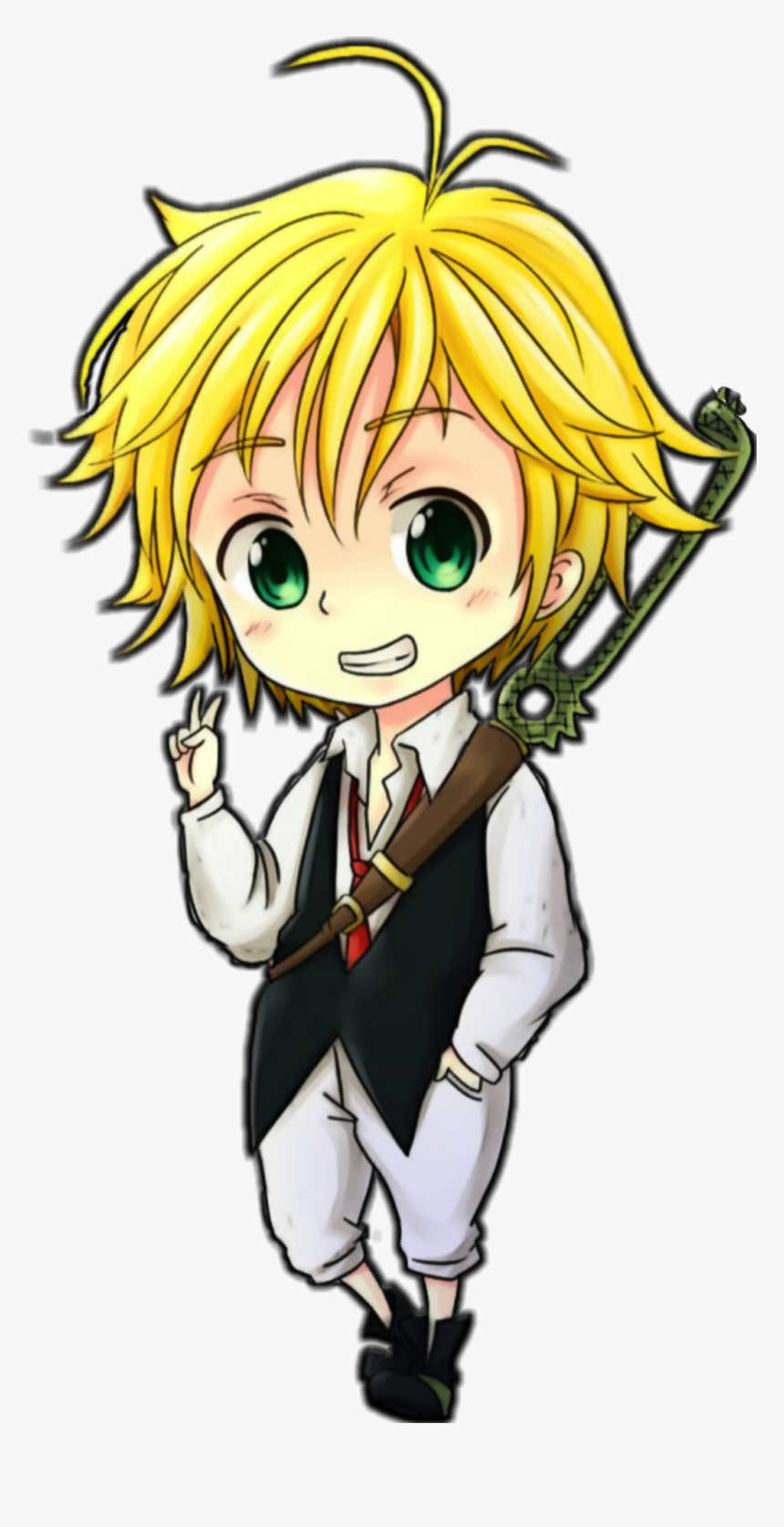 #meliodas #anime #nanatsunotaozai #otaku - Meliodas E Bam, HD Png Download