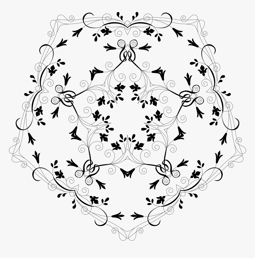 Cyberscooty Floral Border Extended 12 Clip Arts - Visual Arts Icon Transparent, HD Png Download